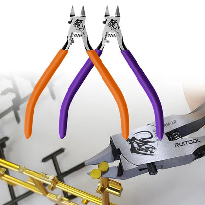 1pc Model Pliers CR-V Ultra-thin Single Blade Gundam Nipper Non-slip Grip Sprue Cutter for Plastic Model Cutting and Building Beauty World Shop