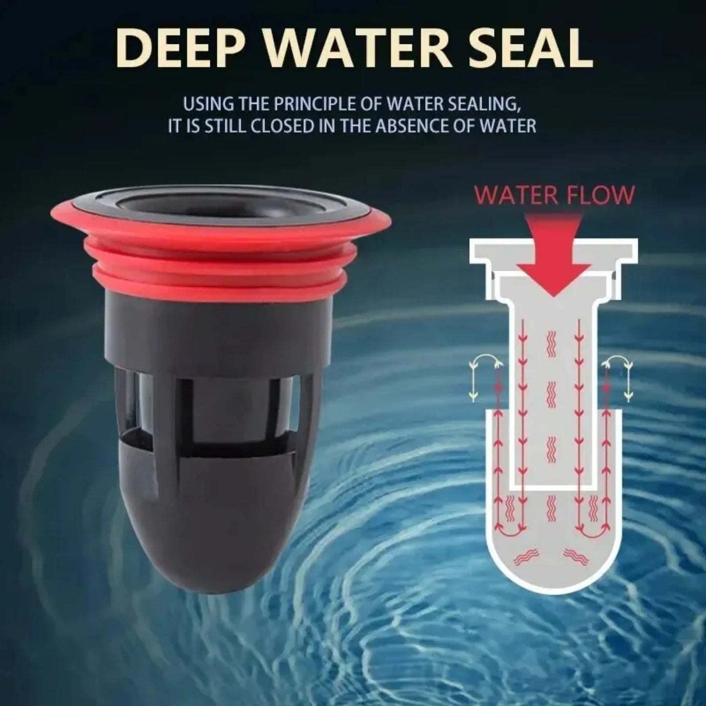 1PC Floor Drain Bullet Anti Odor Core Deodorization Drainage Pipe Toilet Core Sewer Pest Control Device No Peculiar Smell Beauty Trend Shop