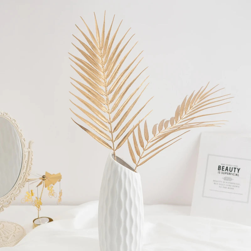 6/12Pcs Artificial Plants Tropical Palm Tree Leaves Home Garden Decoration Accessory Photography Prop Christmas Wedding Supplies Beauty World Shop