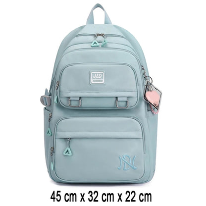 Girl School Bag Backpack Back Pack For Teenager Women Children Female Pink Schoolbag Primary High Bagpack Class Teens Child Kids Beauty World Shop