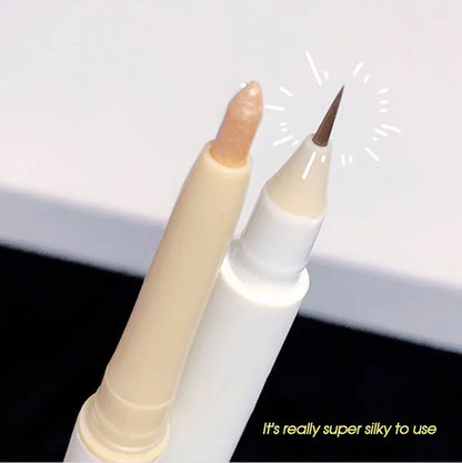 Double-headed Lying Silkworm Pen Matte Pearlescent Fine Flash Brightening Shadow Pen Outline Pen Eyelid Down to Pen Beauty Trend Shop