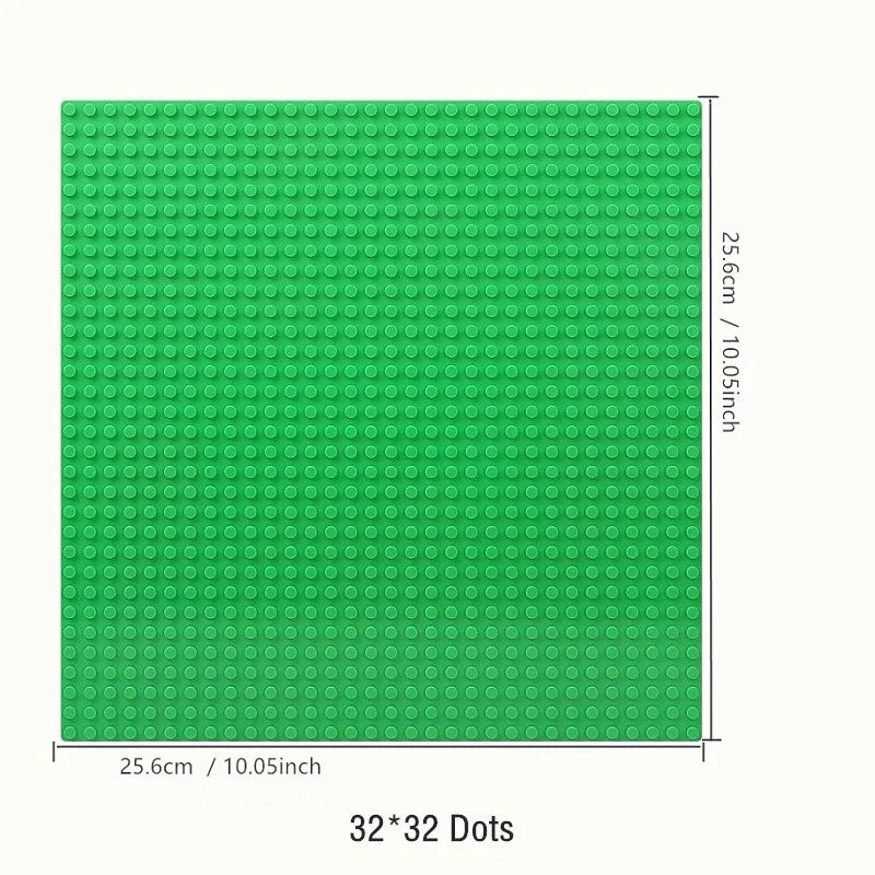 32x32x16x16 Dots Classic Base Plates MOC DIY Plastic Bricks Baseplates City Dimensions Building Blocks Figures Construction Toys Beauty World Shop