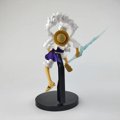Anime ONE PIECE Figure Toy 18cm Nika Monkey D Luffy Action Figures Dolls Pvc Model Collectible Statue Toy Christmas Gift Beauty World Shop