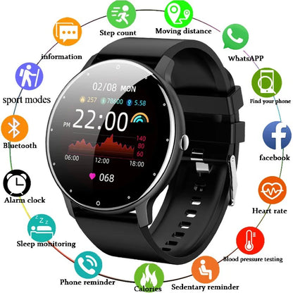 LIGE 2026 Smart Watch Women Men Ladies Gift Sport Fitness Men Watches Heart Rate Monitor Waterproof Smartwatch For Android IOS Beauty World Shop