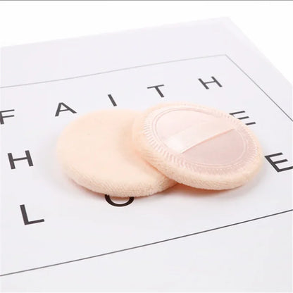 6pcs Round Facial Powder Foundation Puff ,Portable Soft Cosmetic Puff For Makeup Application, Beauty Tool Essential Make Up Beauty World Shop