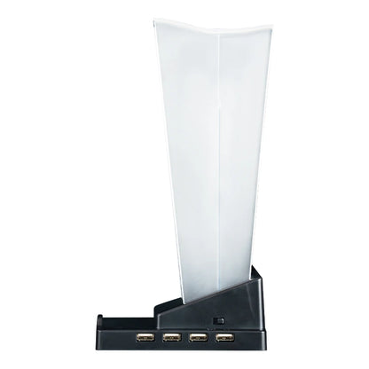 ITLY A12 RGB-Illuminated Transparent Gaming Headset Stand with LED Display, Phone Holder & Organizer Headphone Stand