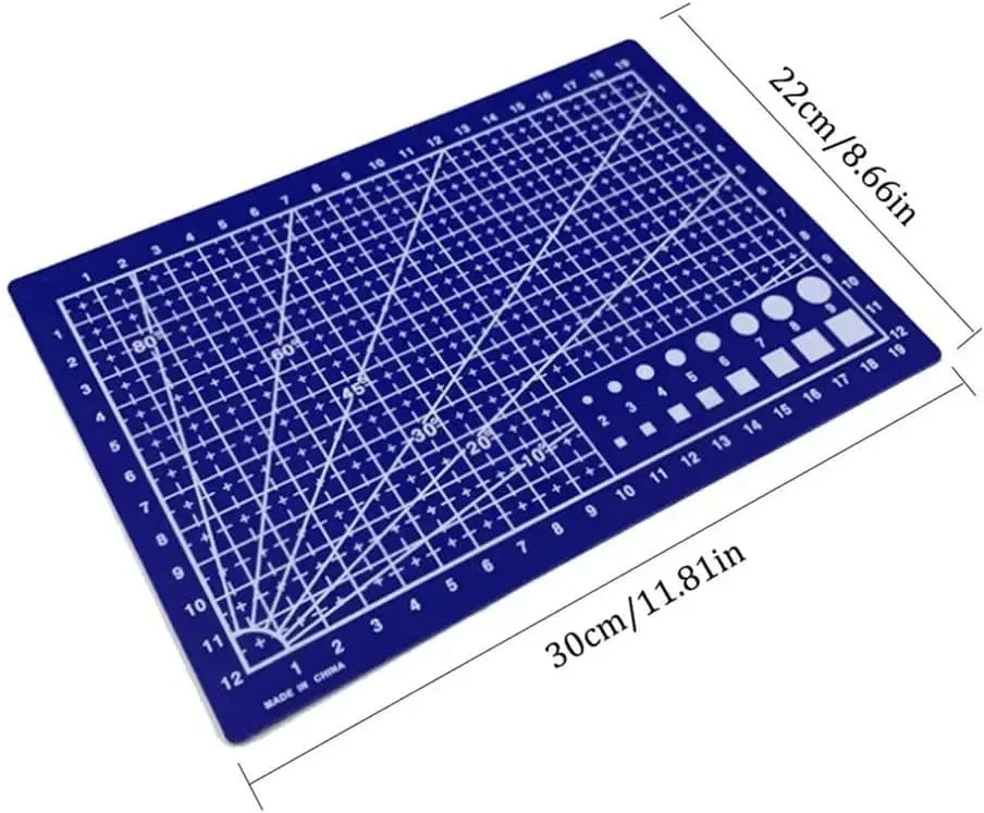 A3 A4 A5 PVC Cutting Mat Workbench Patchwork Cut Pad Sewing Manual DIY Knife Engraving Leather Cutting Board Side Underlay Beauty World Shop