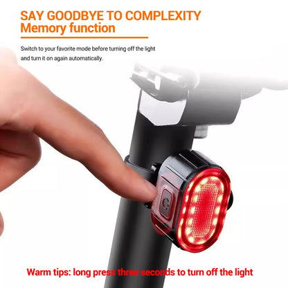 USB Rechargeable Bicycle Lights Bike Safety Warning Lamp Outdoor Waterproof Cycling Flashlight For Mountain And Road Bikes Beauty World Shop