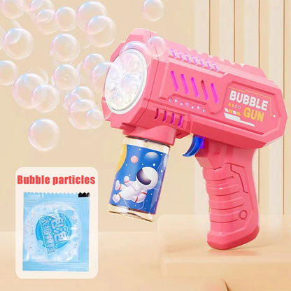 Fully Automatic Bubble Gun Rocket Bubbles Machine Automatic Blower with Bubble Liquid Toy for Kids Beach Outdoor Bubble Gifts Beauty World Shop