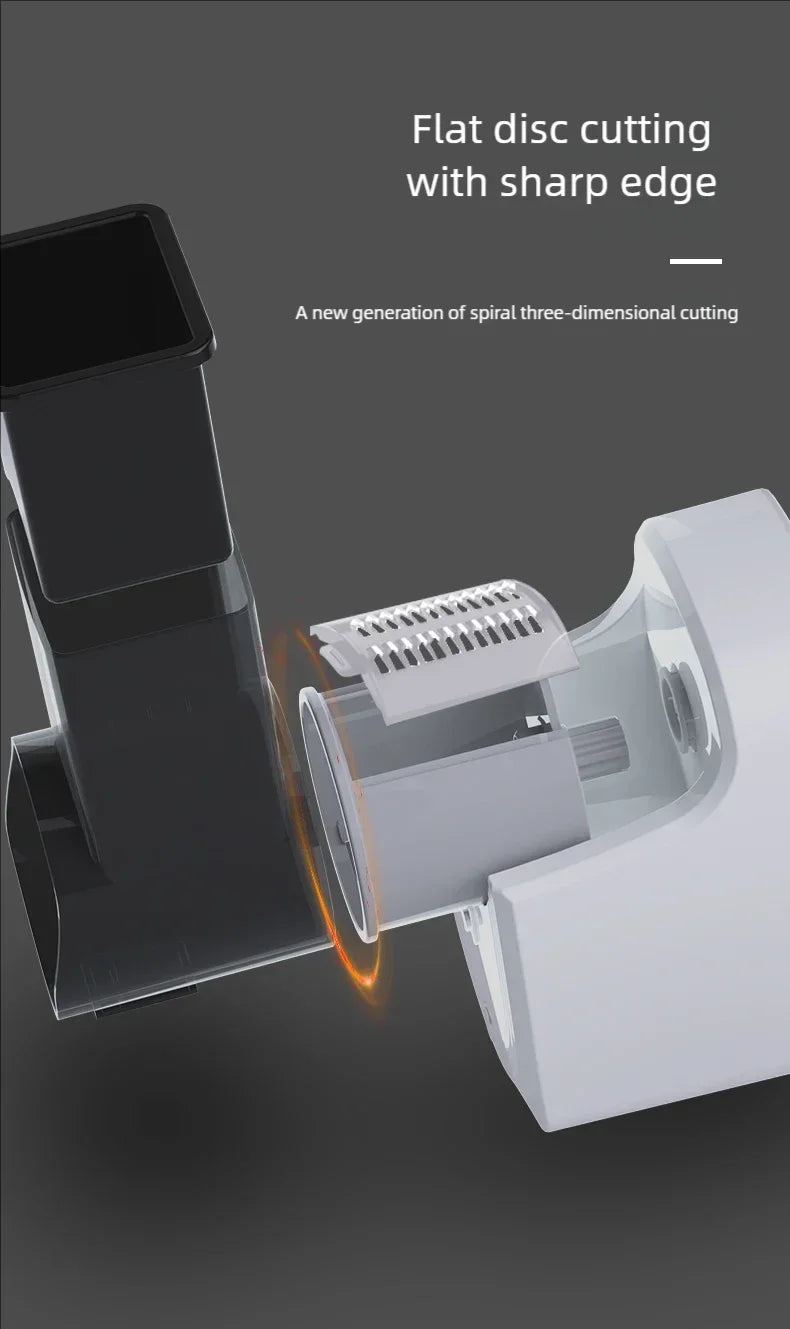 Multi-function Vegetable Cutter Household Kitchen Electric Vegetable Cutter Vegetable Slicer Shredder Automatic Beauty World Shop