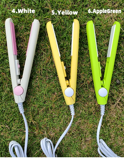 3 in 1 Hair Iron High Quality flat iron Straightening hot comb mini professional hair straightener & Curling Iron Styling Tools Beauty World Shop