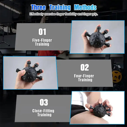 1PC, Strengthening finger exerciser, hand clamp exerciser, five-finger power device, rock climbing finger exerciser Beauty World Shop