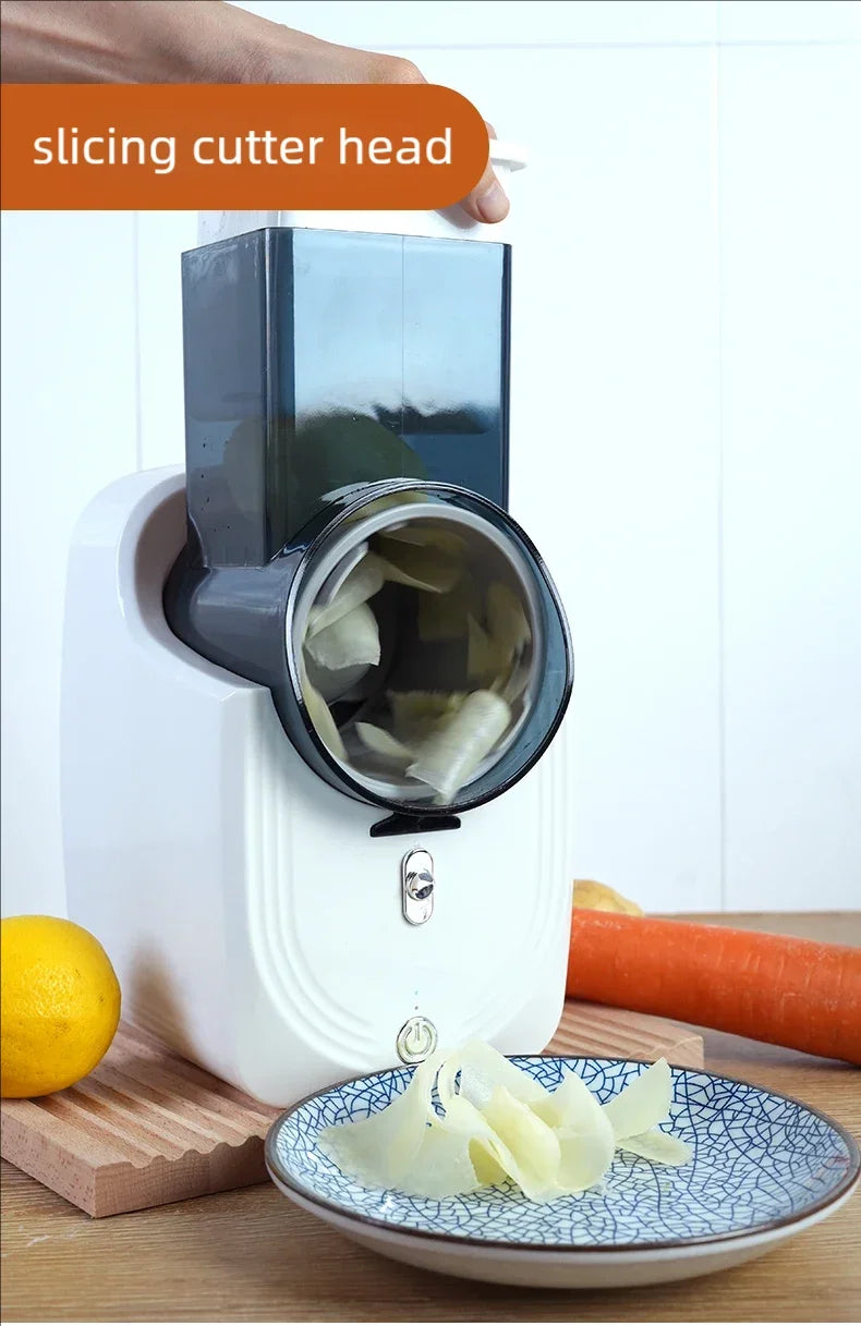 Multi-function Vegetable Cutter Household Kitchen Electric Vegetable Cutter Vegetable Slicer Shredder Automatic Beauty World Shop