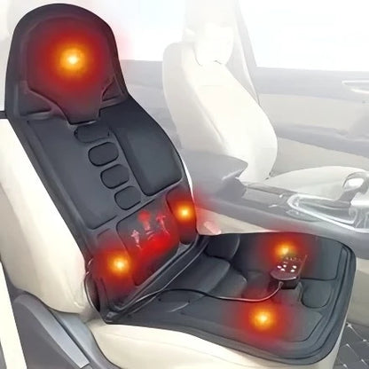 Portable Full Body Massage Chair Cushion, Neck Back Waist Hips Massage Pad Soft Relax for Home Office Car Use Beauty World Shop