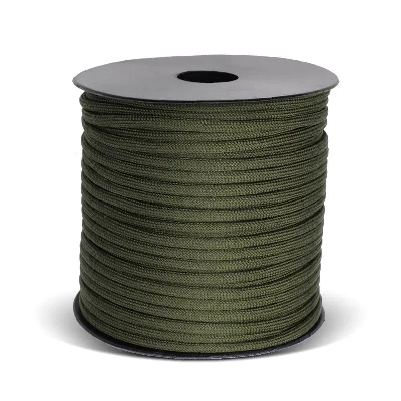 50m 650 Military Paracord 9 Strand 4mm Tactical Parachute Cord Camping Accessories DIY Weaving Rope Outdoor Survival Equipment Beauty World Shop