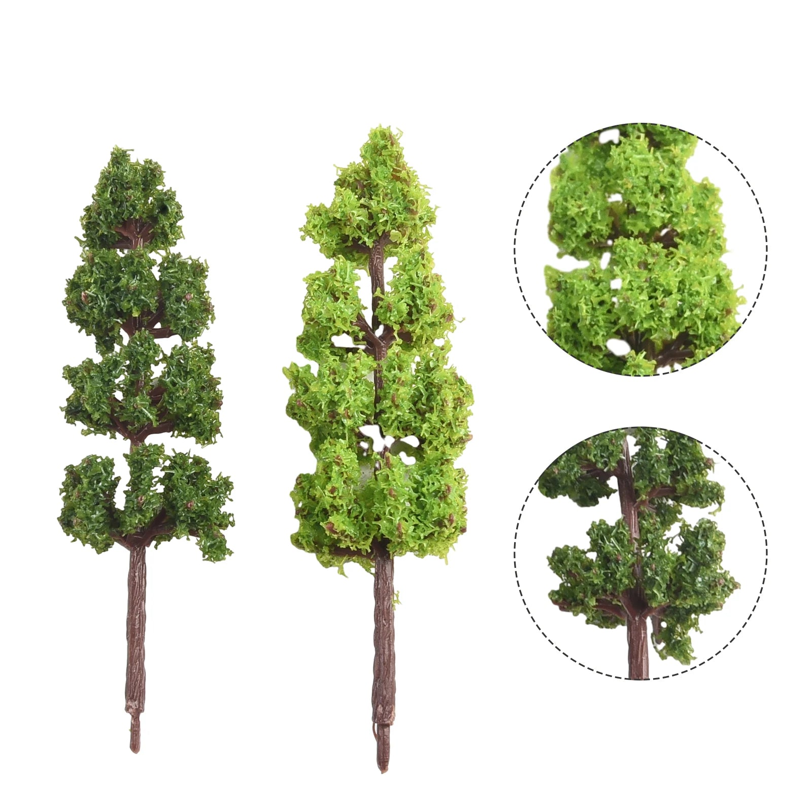 10/20/30pcs Fake Trees Artificial Miniature Tree Scenery Railroad Decoration Building Landscape Accessories DIY Diorama Garden Beauty World Shop