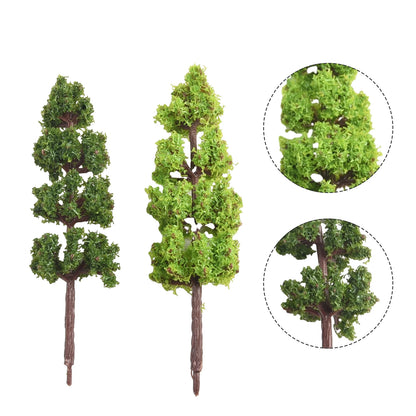 10/20/30pcs Fake Trees Artificial Miniature Tree Scenery Railroad Decoration Building Landscape Accessories DIY Diorama Garden Beauty World Shop