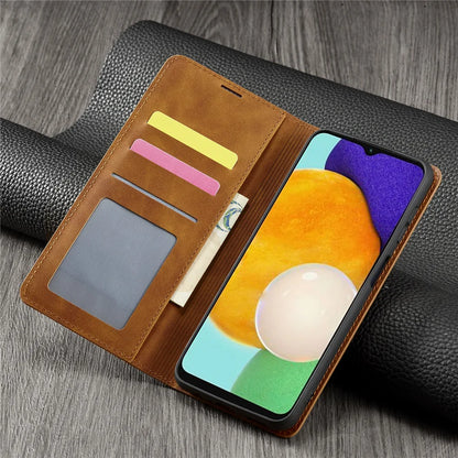 Leather Phone Case For Samsung S26 S25 edge S24 S23 FE S22 Ultra S21 S20 S10 Plus Note 20 10 9 Magntic Flip Card Wallet Cover Beauty World Shop
