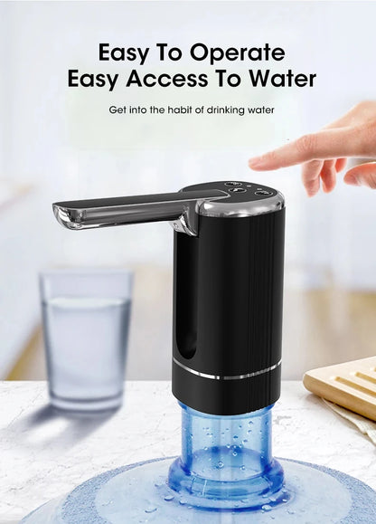 Electric Water Pump Bucket Water Suction Device Water Intake Device Household Office USB Outdoor Convenient Water Dispenser Beauty World Shop