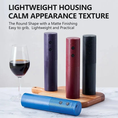 Electric Wine Bottle Opener Automatic Red Wine Corkscrew Rechargeable Wine Opener One-click Button Wine Tools Kitchen Products Beauty World Shop
