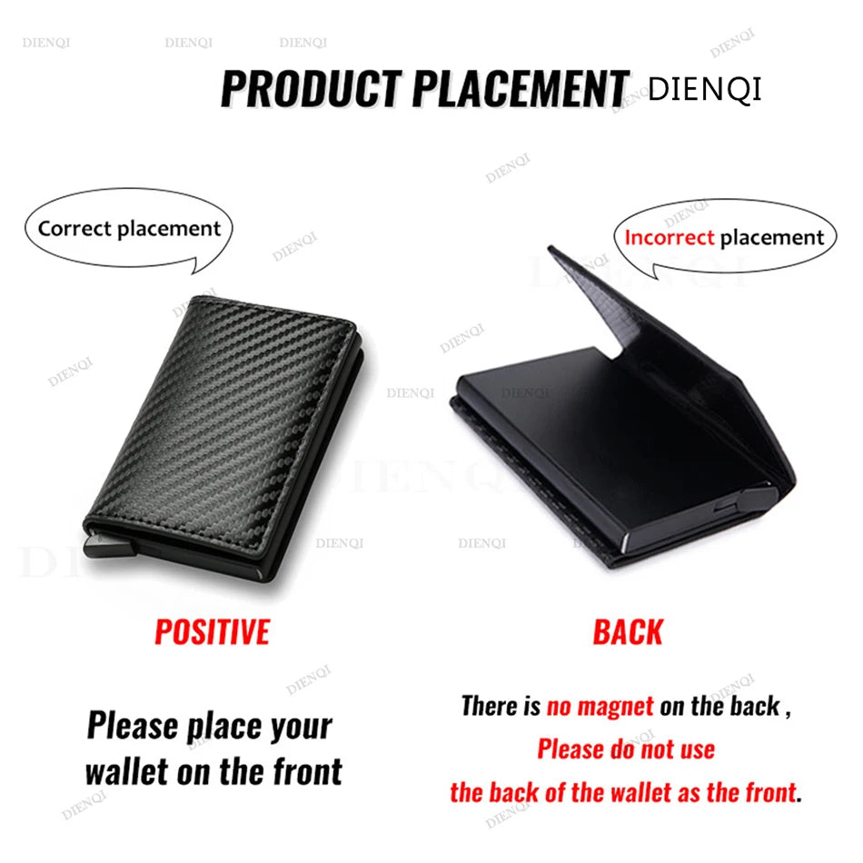 Anti Thief Rfid Credit Card Holder Smart Minimalist Wallet Pocket Men Women Slim Cardholder Bank Cash Creditcard Case Bag Purse Beauty World Shop