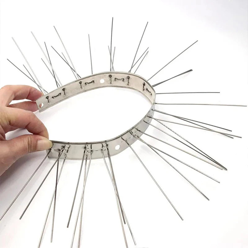 Bird Spikes Repellent Supplies Against Pigeons Crows Repeller Outdoor Defense Scare Birds Garden Scarecaper Outside Anti Gadgets Beauty World Shop