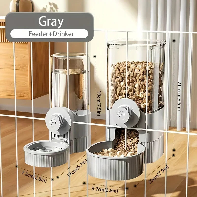 Cat bowl automatic feeder for cats, dogs, pets, water dispensers, integrated cat bowl, cat food basin, dogs, eating, drinking wa Beauty World Shop