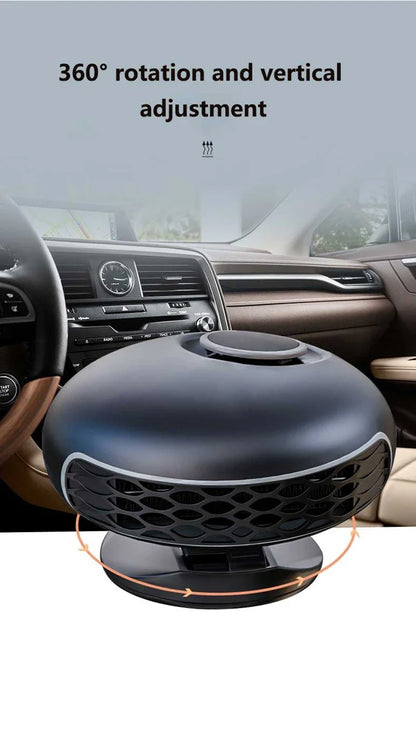 12v/24v Car Heater Heating Cooling Dual-purpose Low Power 360°rotation Defrost Defogger Fast Heating Foldable Stand 2026