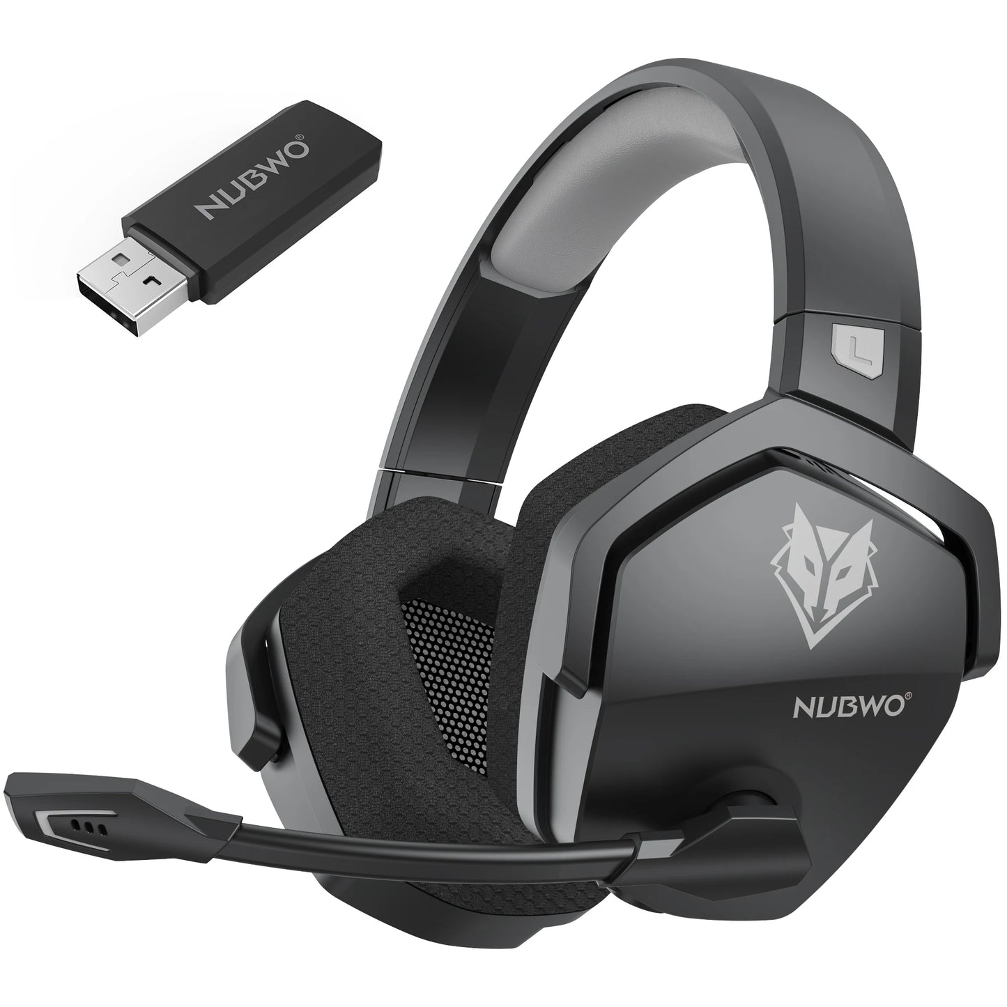NUBWO G06 2.4G Dual Wireless Gaming Headset 5ms Low Latency 7.1 Surround ENC Mic For PC PS4 PS5 Gaming Bluetooth Headphones Beauty Fashion