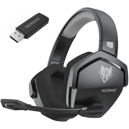 NUBWO G06 2.4G Dual Wireless Gaming Headset 5ms Low Latency 7.1 Surround ENC Mic For PC PS4 PS5 Gaming Bluetooth Headphones Beauty Fashion