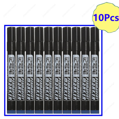 1-100Pcs Waterproof Oil-based Marker Pen Quick Dry Black Blue Red Ink Permanent for Metal Glass Stationery Art School Supply Beauty World Shop