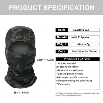Camouflage Balaclava Hat Cycling Full Face Mask Outdoor Sports Hunting Hiking Ski Mask motorcycle Helmet Inner Cap Beauty World Shop
