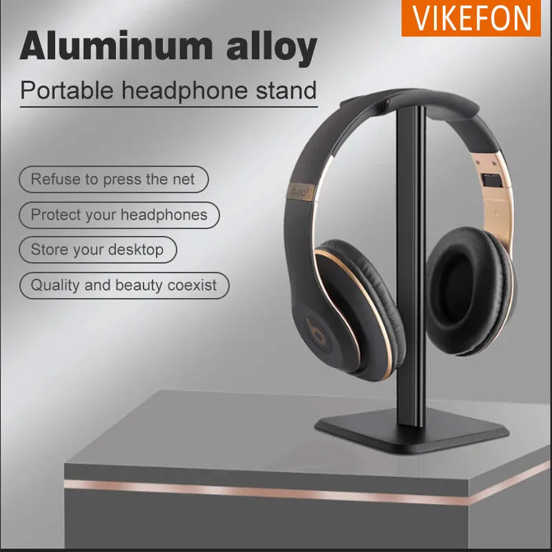 Black and White Earphone Holder Detachable Computer Esports Game Headset Desktop Storage Universal Display Rack for All Headsets