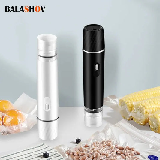 Mini Handheld Vacuum Sealer Machine Kitchen Vacuum Packer Machine Small Sealing Machine Portable USB Electric Food Vacuum Sealer Beauty World Shop