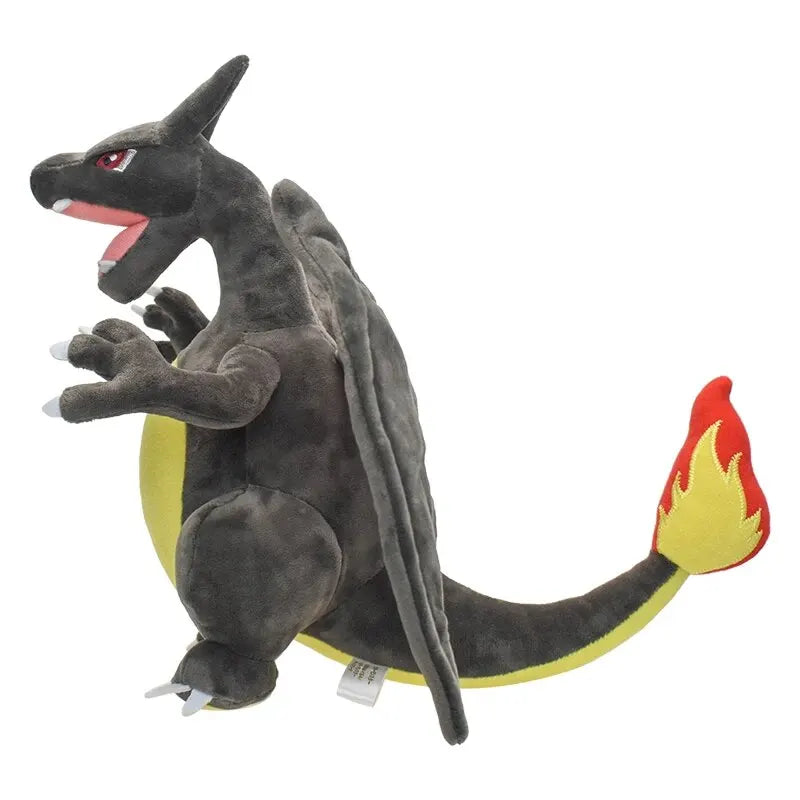 Shiny Charizard Plush Toy 9" Stuffed Doll, Collectible Cartoons for Boys Girls Gift,Gray Beauty World Shop