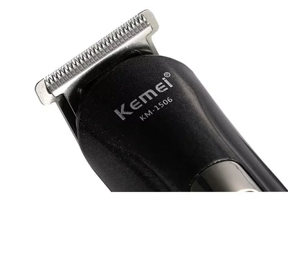 Kemei KM-1506 3 in 1 Electric Hair Clipper USB Charging Shaver Rechargeable Nose Hair Trimmer Professional Shaving Machine Beauty World Shop