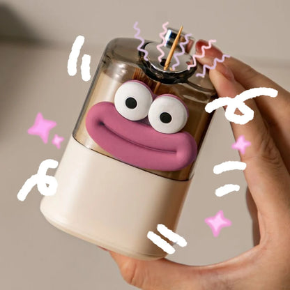 Creative Toothpick Storage Box Automatic Pop-up Toothpick Box Home Living Room Dining Room Push-type Toothpick Holder Beauty World Shop