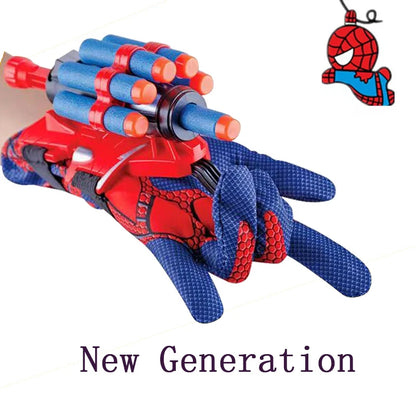 New for spiderman Figure Toy Kids Plastic Cosplay Glove Launcher Set Hero Launcher Wrist Toy Halloween Funny Toys Boy  gift Beauty World Shop