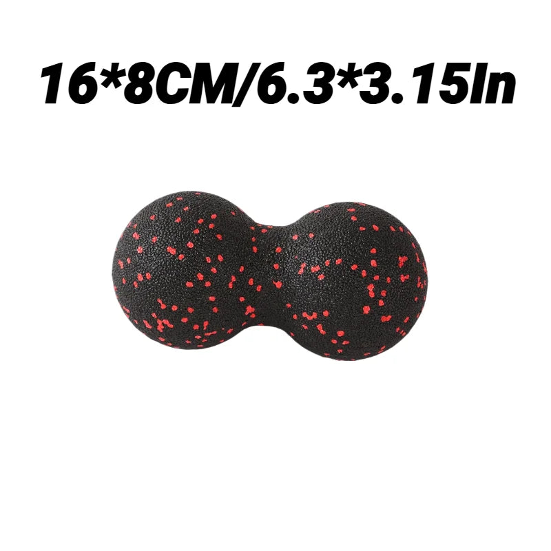 Yoga Peanut Balls Body Massage Fascia Ball Suit Foam Block High Density Muscle Relaxation Lacrosse Exercise Fitness Relieve Pain Beauty World Shop