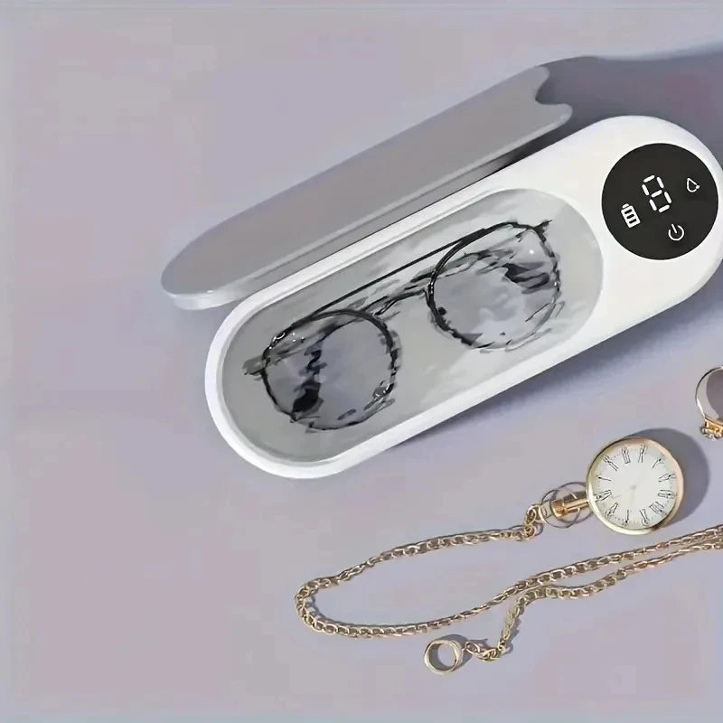 High-Frequency Glasses Cleaner - 1pc Wireless Multi-Purpose Cleaning Machine for Eyewear & Accessories Beauty World Shop