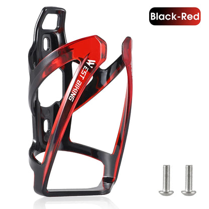 WEST BIKING Bicycle Water Bottle Cage Colorful Gradient Cycling Bottle Holder Ultralight MTB Road Bike Water Bottle Bracket Beauty World Shop