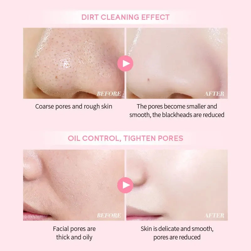 Laikou Sakura Mud Mask Deep Cleansing Oil Control Balance Antioxidan Shrink Pores Remove Blackheads Refreshing Facial Mask90/25g Beauty World Shop