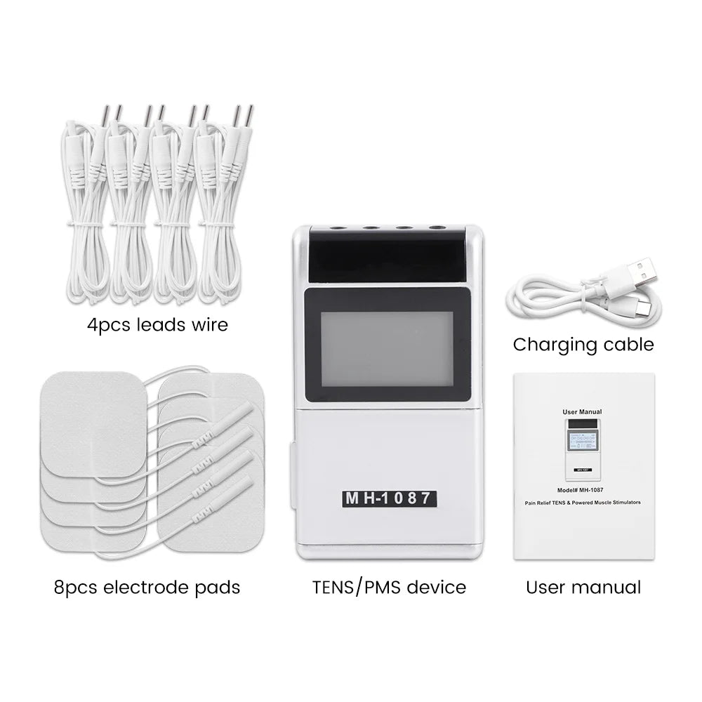 8 Electrode Pads 15 Mode EMS Tens Device Acupuncture Massage Machine Pulse Electrostimulator Electric Body Massager Apparatus Beauty World Shop