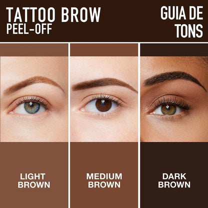 Lasting 3 Days Tattoo Easy Peel Off Eyebrow Gel Cream Types Long-Lasting Smudge-Proof Sweat Resistant  Waterproof Cosmetics Beauty World Shop
