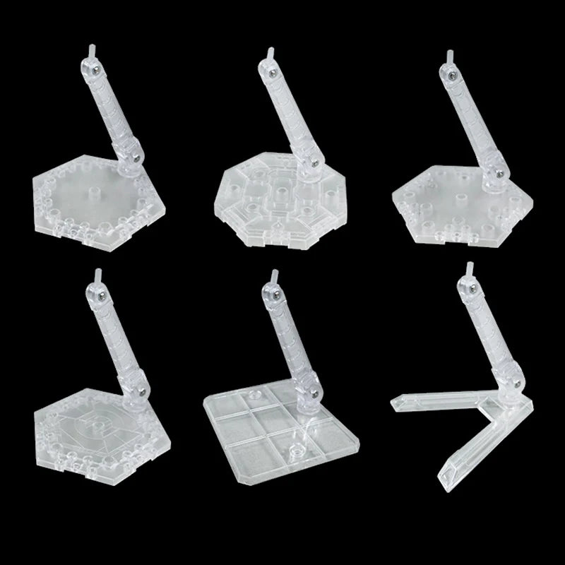 Innovative And Practical Handmade Doll DIY Holder Action Figure Model Base Display Stand Black Bracket For 1/144 HG RG Beauty World Shop