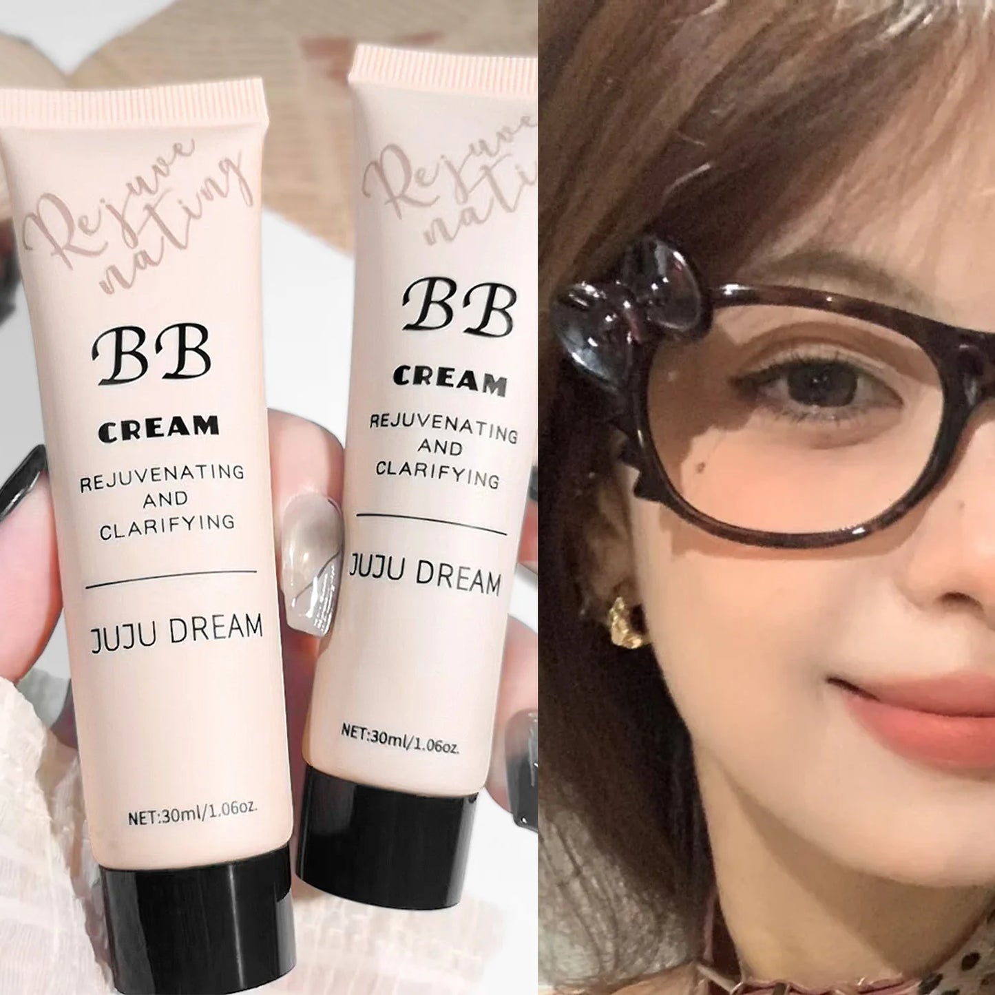 BB cream, isolation cream, liquid foundation, moisturizing, oil control, long-lasting makeup, milk, dry skin, and no powder Beauty World Shop
