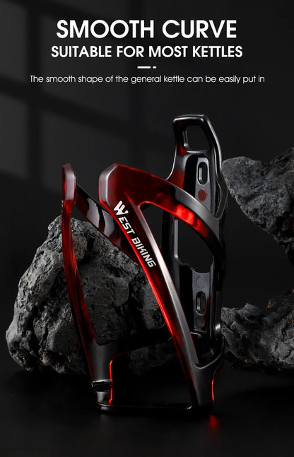 WEST BIKING Bicycle Water Bottle Cage Colorful Gradient Cycling Bottle Holder Ultralight MTB Road Bike Water Bottle Bracket Beauty World Shop