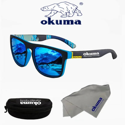 Okuma Polarized Sunglasses UV400 for Men and Women Outdoor Hunting, Fishing, Driving Bicycles, Sunglasses Optional Box Beauty World Shop