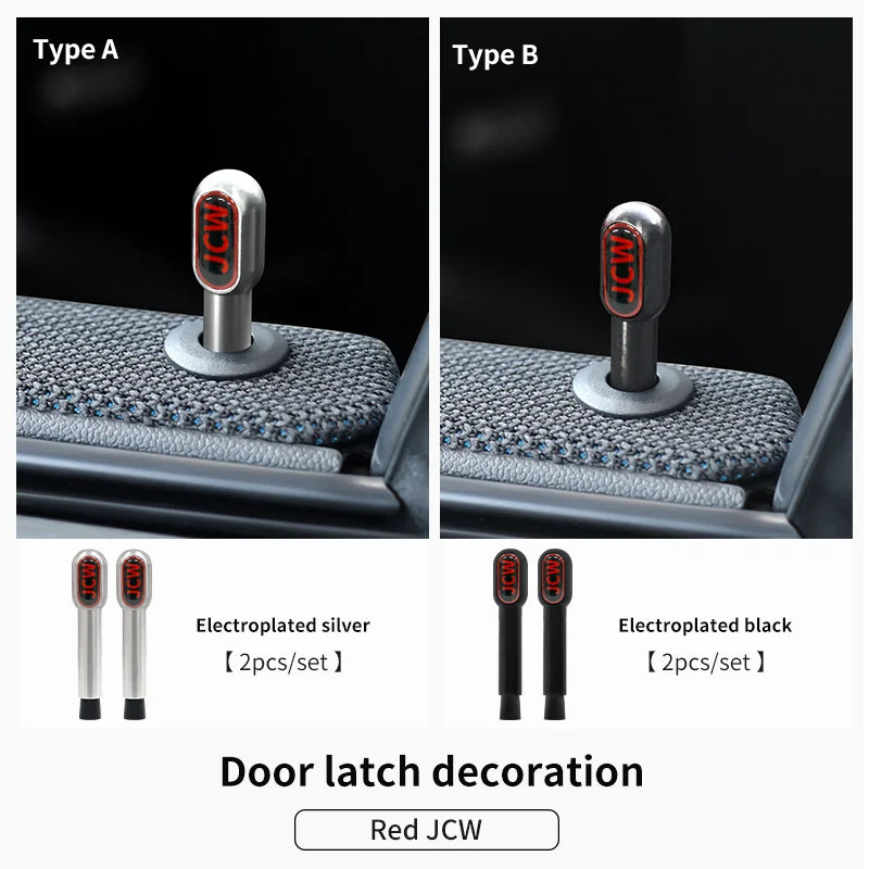 Car Door Pin Decorative For BMW Mini Cooper S F56 F55 F54 F60 R56 R60 F65 U25 Clubman Countryman Metal Car Interior Accessories Beauty World Shop