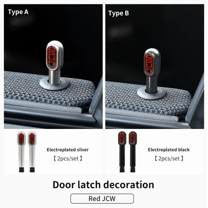 Car Door Pin Decorative For BMW Mini Cooper S F56 F55 F54 F60 R56 R60 F65 U25 Clubman Countryman Metal Car Interior Accessories Beauty World Shop